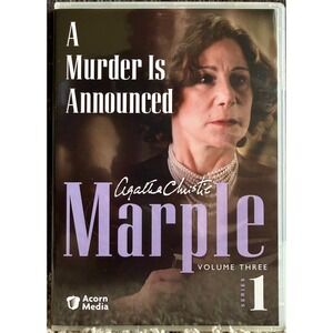 Acorn Media Agatha Christie Marple A Murder Is Announced DVD Series 1 Vol 3